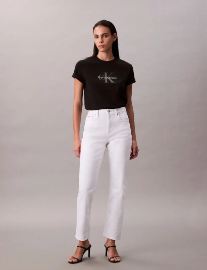 Calvin Klein Jeans Hero Ss Classic Monologo Cneck T - Black - L