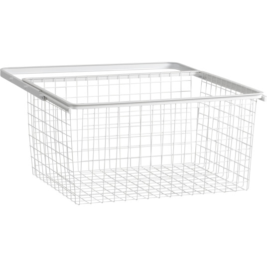 ELFA TRÅDKURV UTTREKKBAR 605X430X285 MM HVIT ELFA TRÅDKURV UTTREKKBAR 605X430X285 MM HVIT