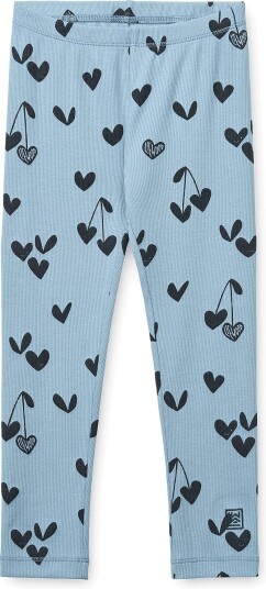 Liewood Marien Printed Rib Leggings Blue 110/116