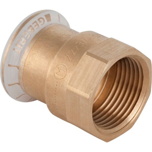 Geberit Mapress 15 mm x 3/4" Kobber Overgangsmuffe med Innvendige Gjenger