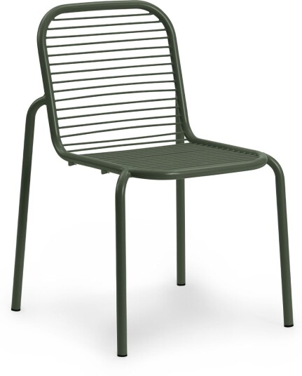 Normann Copenhagen Chair - Dark Green - Utendørs Spisebordstoler - Simon Legald - grønn Metall Normann Copenhagen Chair - Dark Green - Utendørs Spisebordstoler - Simon Legald - grønn Metall