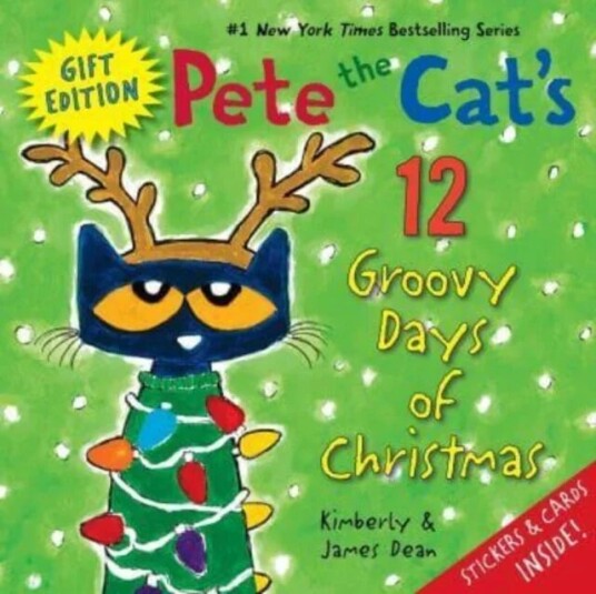 Pete The Cat'S 12 Groovy Days Of Christmas Gift Edition Av James Dean, Kimberly Dean