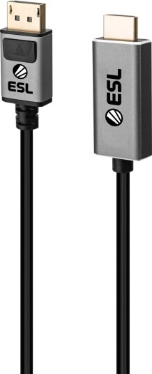 ESL Gaming DisplayPort til HDMI 2.0 kabel (2m)
