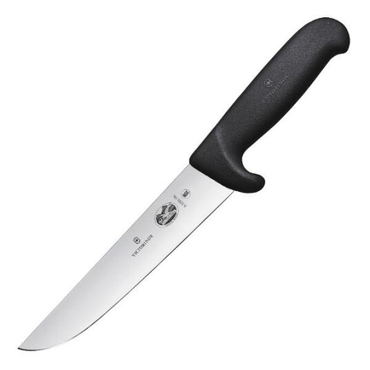 Victorinox Fibrox slaktekniv 18 cm svart