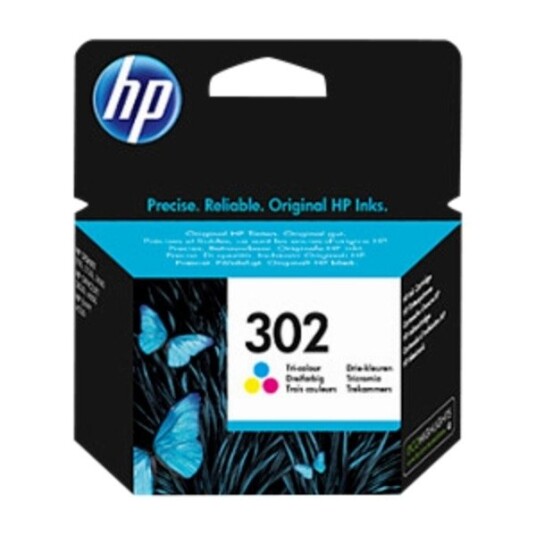 HP HP 302 Blekkpatron 3 farge F6U65AE