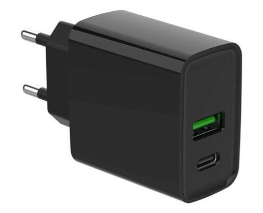 Gembird 20W USB-C Power Adapter med QC 3.0 og PD - Svart