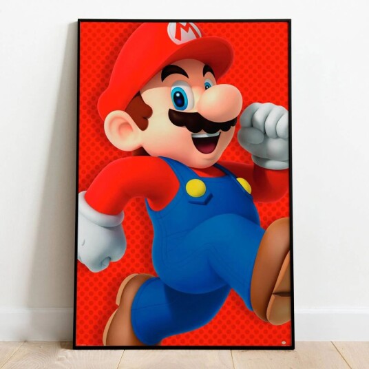 Super Mario Run Plakat - 91,5 x 61 cm Super Mario Run Plakat - 91,5 x 61 cm
