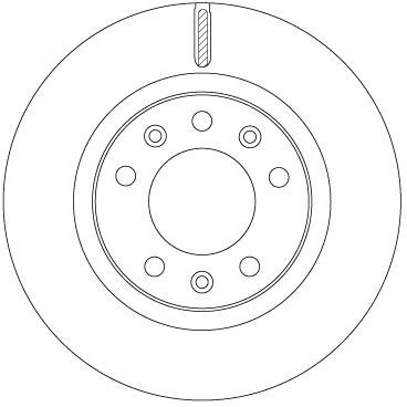 Bremseskive TRW DF6785 Bremseskive TRW DF6785