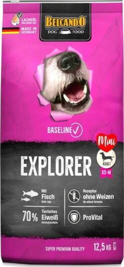 Belcando Baseline Tørrfôr Explorer Sparepakke 2 X 12.5 kg Belcando Baseline Tørrfôr Explorer Sparepakke 2 X 12.5 kg