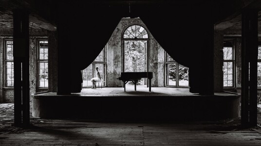 Plakat Ballerina og Piano Plakat Ballerina og Piano