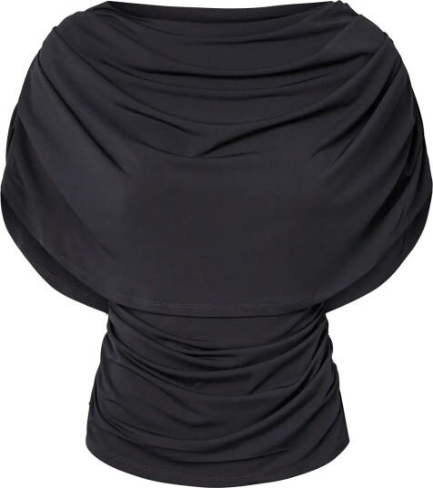 YAS Yasdrala Cape Top   Story   Grey   XS