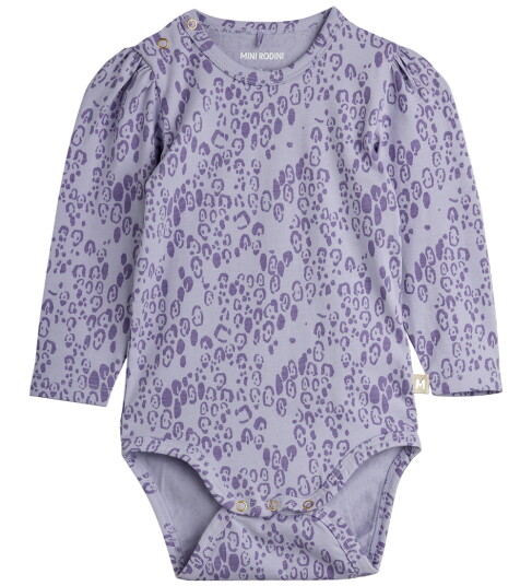 Mini Rodini Body I/e Leopard AOP Purple Mini Rodini 56/62 Langermet Body Lilla 56 62 Mini Rodini Body I/e Leopard AOP Purple Mini Rodini 56/62 Langermet Body Lilla 56 62