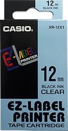 Casio Xr 12X1 Selvklebende Svart På Klar Rull 1,2 Cm X 8 M 1 KassettEr Etikettbånd For Disc Title Printer Cw L300 Kl 170 60 60Sr 780 8100 8200 Casio Xr 12X1 Selvklebende Svart På Klar Rull 1,2 Cm X 8 M 1 KassettEr Etikettbånd For Disc Title Printer Cw L300 Kl 170 60 60Sr 780 8100 8200
