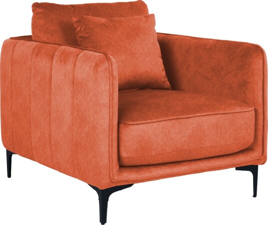 Lenestol HOME4YOU Bianka 100x40xh140 cm, eik - oransje