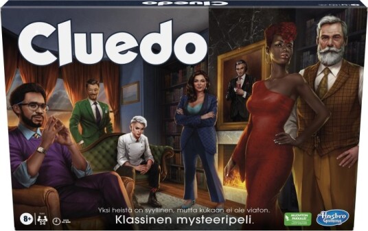 Hasbro Cluedo Brettspill for Barn - Finsk Utgave, Detektivspill for Familier Hasbro Cluedo Brettspill for Barn - Finsk Utgave, Detektivspill for Familier