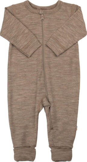 Joha ull/silke melange heldress beige 40