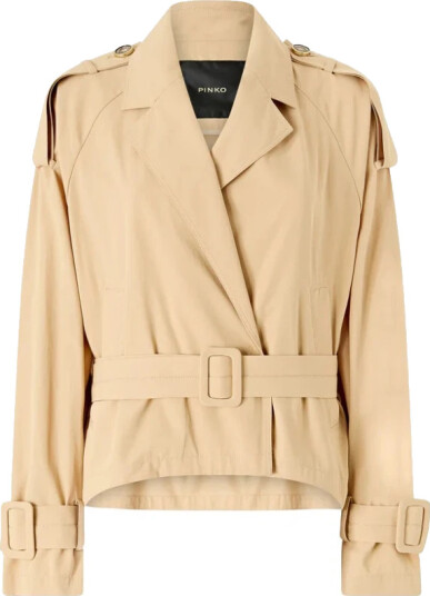 Pinko Dame Jakker Beige M, Pinko Dame Jakker Beige M,
