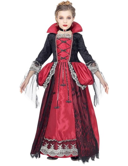 HALLOWEEN Jenter Hertuginne Vampyr Kostyme