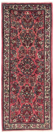 Håndknyttet. Opphav: Persia / Iran Sarough Teppe 80x200