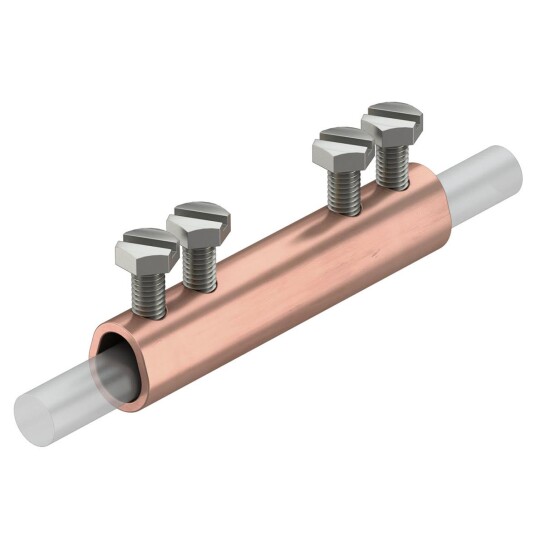 Obo Bettermann 5328284 Forbindelse for runde ledere Ø 8–10 mm Jording & lynavledere