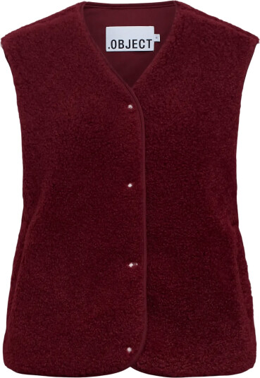 Object Objella Waistcoat Noos Burgundy 36