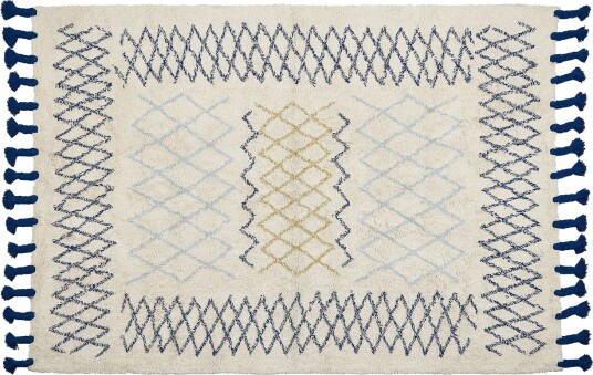 Erzincan Bomullsteppe 140x200 cm - Beige