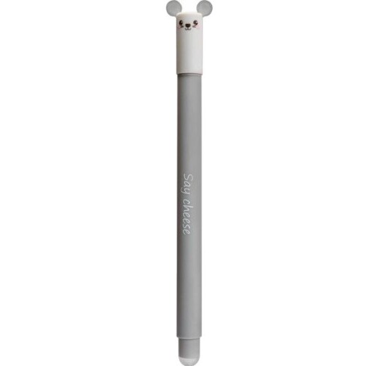 Eberhard Faber Gelpenn Animal Erase It! Mus, Strektykkelse 0,7 Mm, Refillbar, Skriverfarge Blå (582108) - 1 Stk