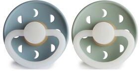 FRIGG Moon Phase Rund Latex Stone Blue Night/Sage Night   Flere størrelser