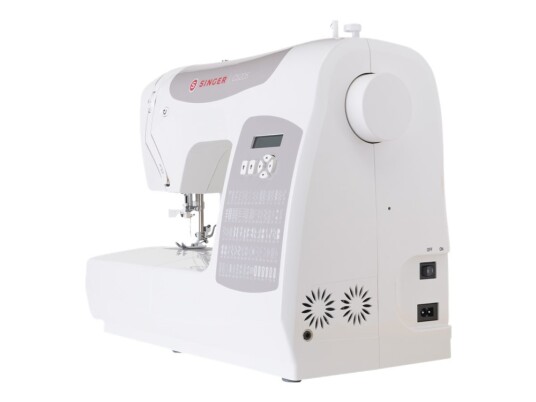 Singer C5205gr Symaskin 80 Sting 6 Enkeltskrittsknappehull Lcd Display Grå