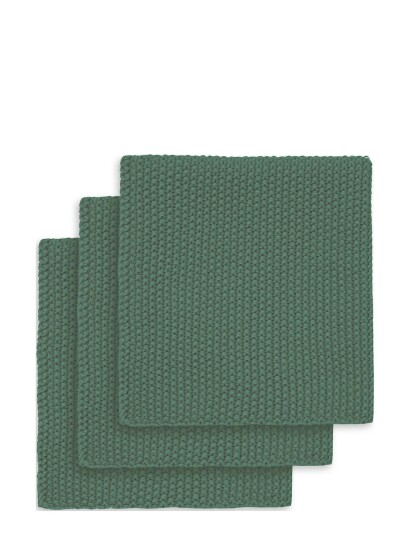 Engholm Textiles Line Dishcloth - Green - 25X25CM