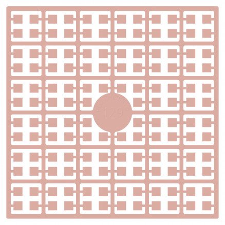 Pixelhobby Midi perler 129 lys rosa 2x2mm 140 piksler