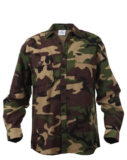 Rothco Classic Lumberjack skjorte Grønn Brun