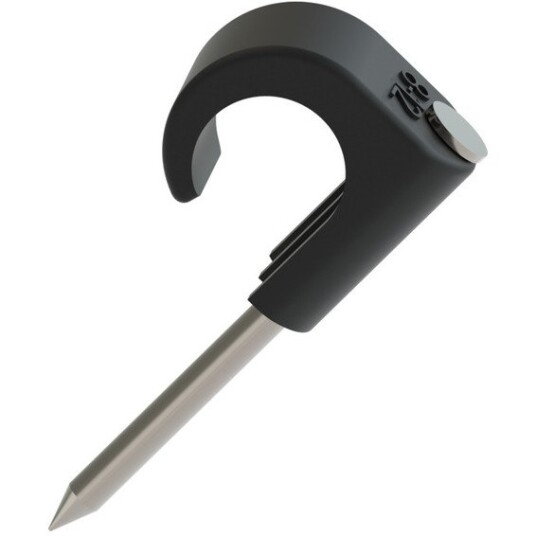 Namron Klips 8-12mm Sort Sf 30mm Stift 100 Stk
