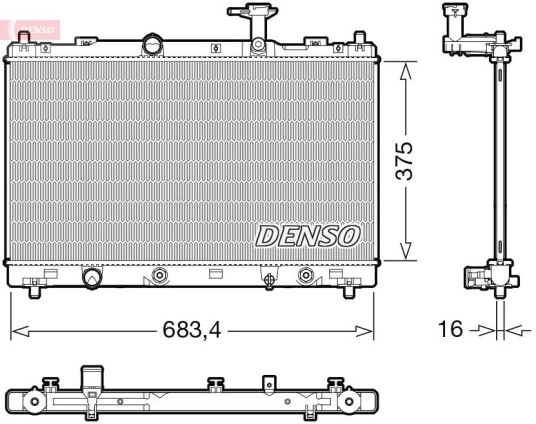 Radiator DENSO DRM47041