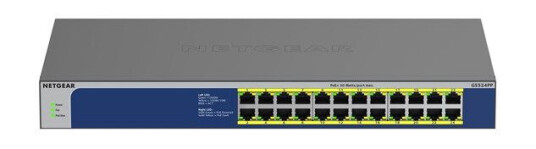Netgear GS524PP-100EUS 24-Port Gigabit Ethernet High-Power PoE+ Unmanaged Switch (300W) (0606449149289)