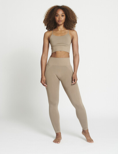 Rethinkit Studios Hella Seamless Legging - Brown - L/XL
