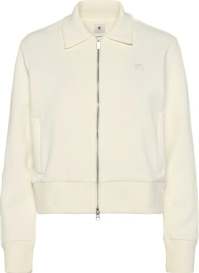 FILA Avenes Boxy Piping Track Jacket EGRET XS