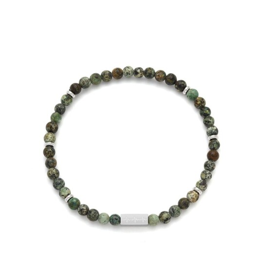 Samie Evolution African Turquoise Bracelet Rustfritt stål 19 cm Samie Evolution African Turquoise Bracelet Rustfritt stål 19 cm