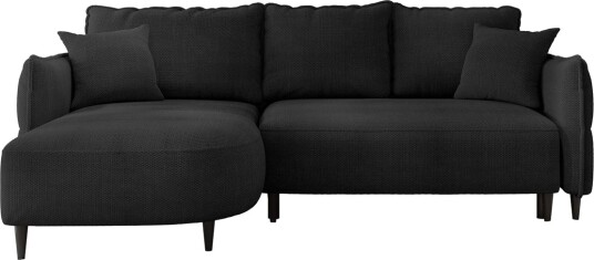 Sycylia Sofa med Divan 3 seter Svart Sycylia Sofa med Divan 3 seter Svart
