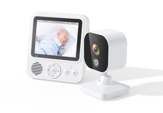 INF Babymonitor med kamera 2.4G overføring 2 veis lyd infrarødt nattsyn