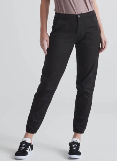 DU/ER Live Lite High Rise Jogger Dame Black 29 30
