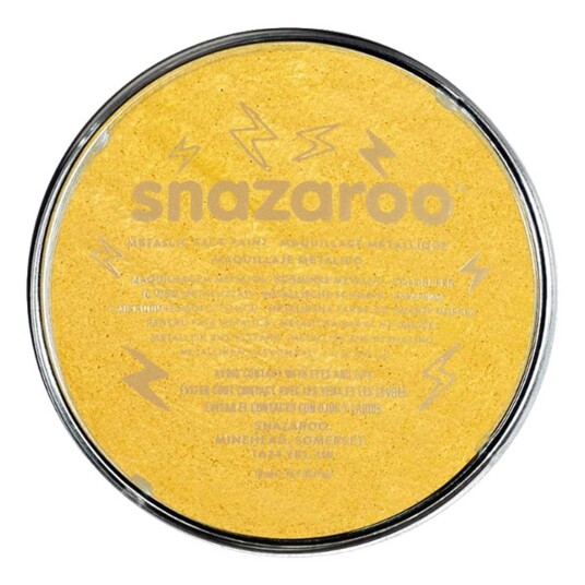 Wicked Costumes Ltd Snazaroo Ansiktsfarge Metallic - Gull
