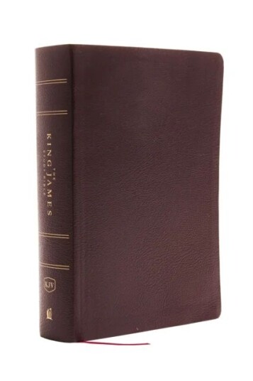 Kjv, The King James Study Bible, Bonded Leather, Burgundy, Red Letter, Full-Color Edition Av Thomas Nelson