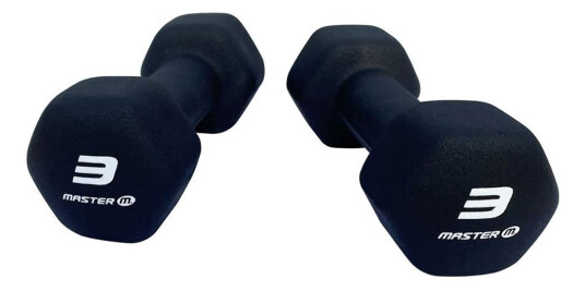 Master Fitness Neoprenhantlar i par, Hantlar Neoprene/Vinyl