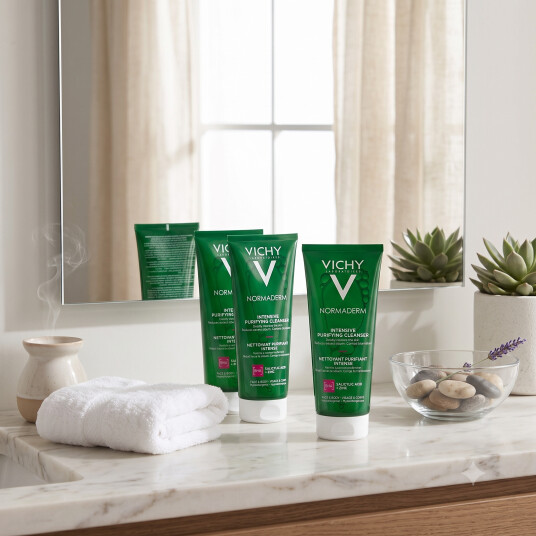 Vichy Normaderm Phytosolution Intensive Purifying Gel 200 ml 3 stykker