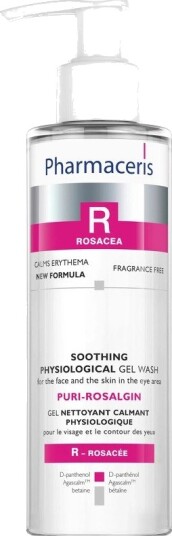 Pharmaceris R Puri-Rosalgin Soothing Physiological Face Gel Wash 190 ml