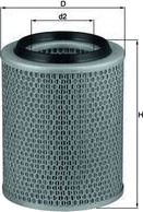 MAHLE LX 498 Luftfilter MAHLE LX 498 Luftfilter