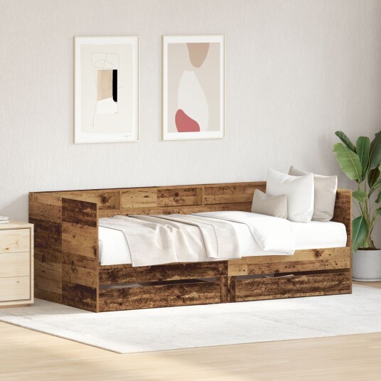 Køyeseng Gamle tre Konstruert tre 100 x 200 cm Holdbar Køyeseng Gamle tre Konstruert tre 100 x 200 cm Holdbar