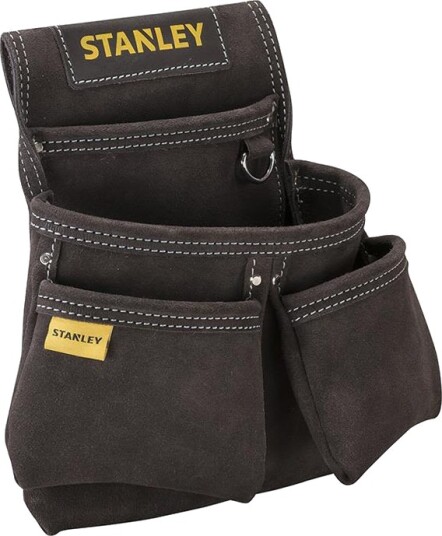 Stanley Stst1 80116 Eske For Små Deler Lær Sort Brun Gult 300 Mm 70 Mm 330 Mm