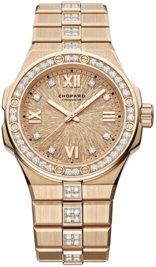 Chopard Dameklokke 295384 5002 Alpine Eagle Rosegullfarget/18 karat